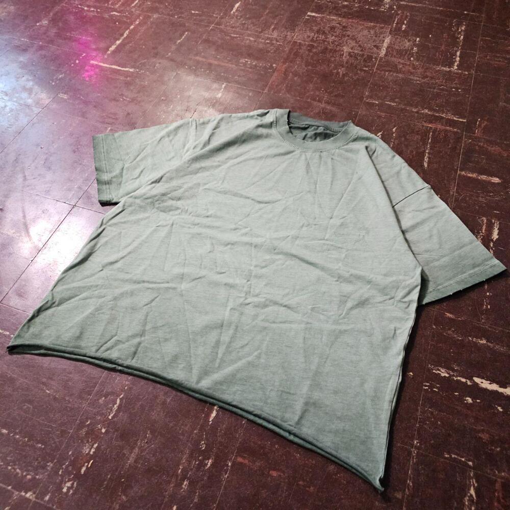 Blank Tee Heavyweight Cotton Sage Green (L) ✨